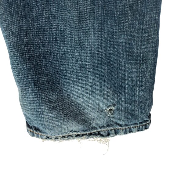 Levis Mens Jeans 559 Relaxed Straight Distressed Grunge 32x34 Measures 32x32 - Picture 4 of 7